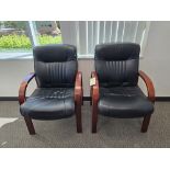 BROWN BLACK CHAIRS