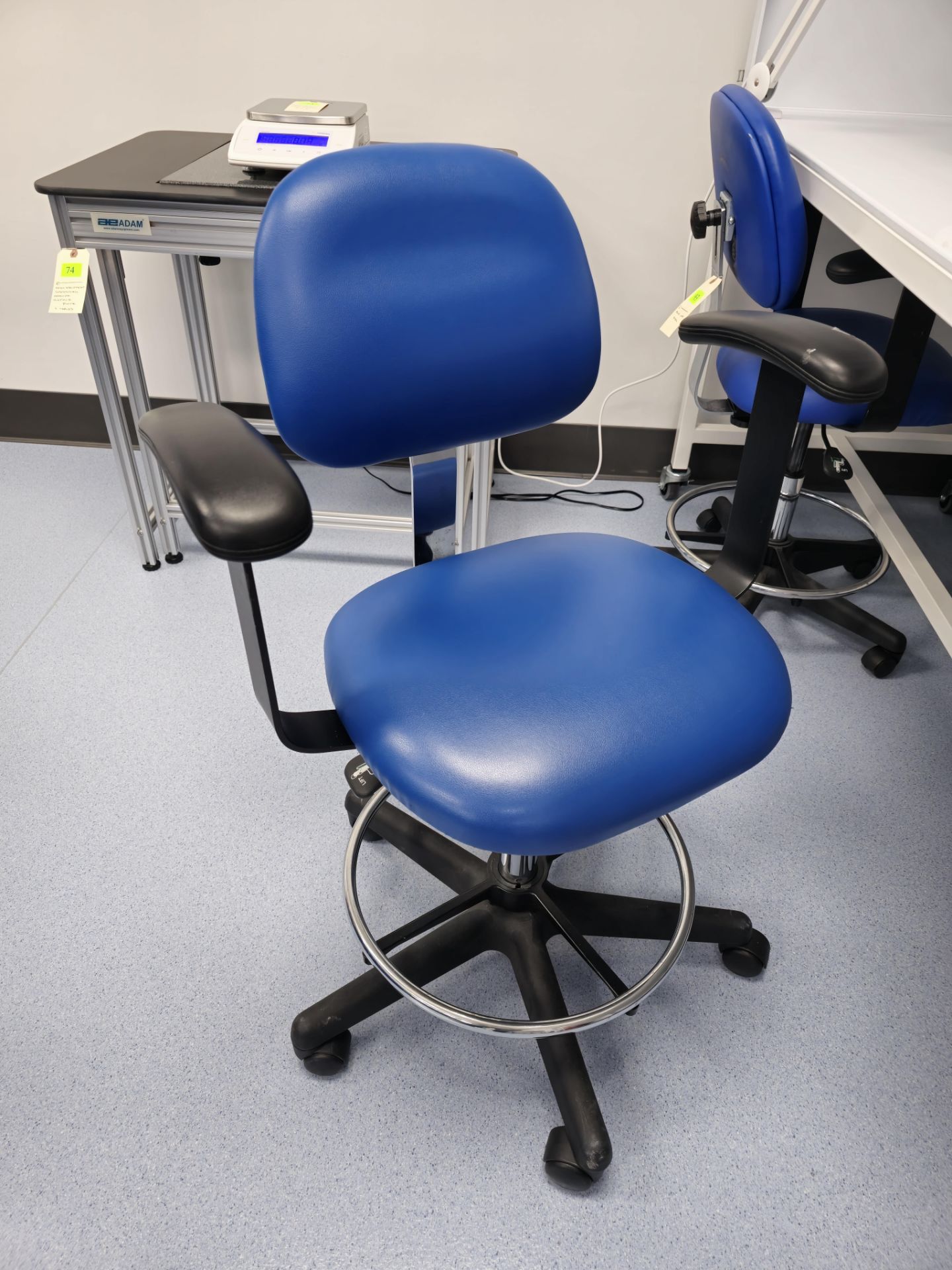 BLUE LAB STOOL