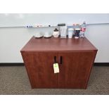 CABINET W/ CUPS & SUPPLIES