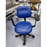 BLUE LAB STOOL