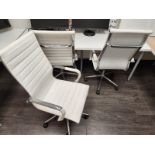 WHITE OFFICE CHAIRS