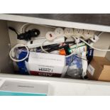ASST ELECTRONICS, SUPPLIES IN ALL CABINETS