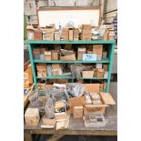 Lot-Nuts, Bolts, Washers, Dowel Pins, Etc. with (1) Shelving Unit
