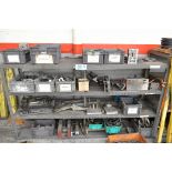 Lot-4-Slide Machine Tooling on (4) Shelves