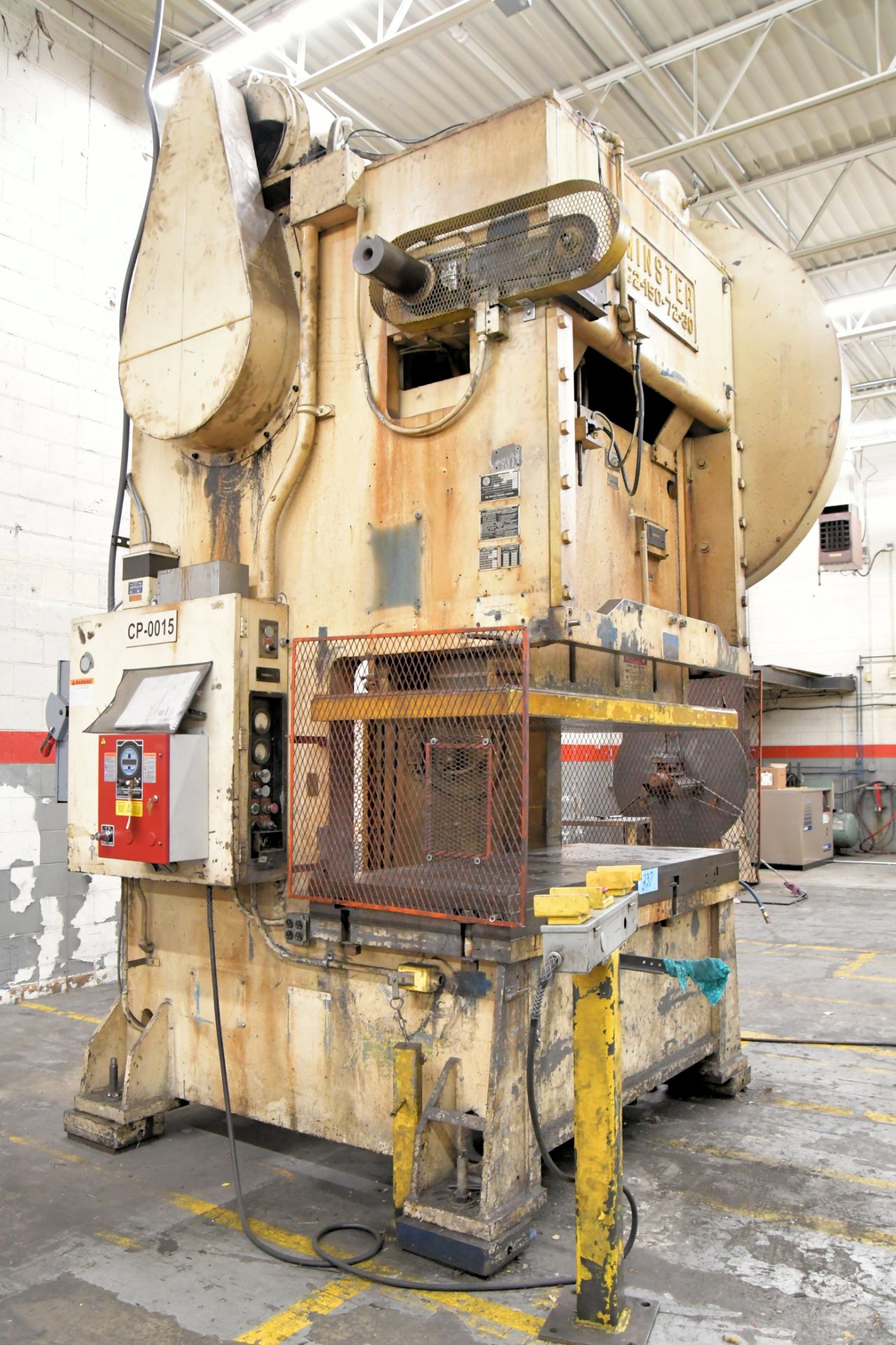 Minster G2-150-72-30, 150-Ton Capacity C-Frame Air Clutch Press, Newer Wintriss Control Approx 2021 - Image 2 of 7