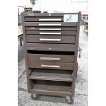 Lot-(1) Kennedy 3-Drawer (Missing (1) Drawer) Rolling Tool Chest with (1) Kennedy 5-Drawer Tool Box