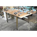 48" x 61" x 1/2" Steel Layout Table, (Contents Not Included), (Not to Be Removed Until Empty)