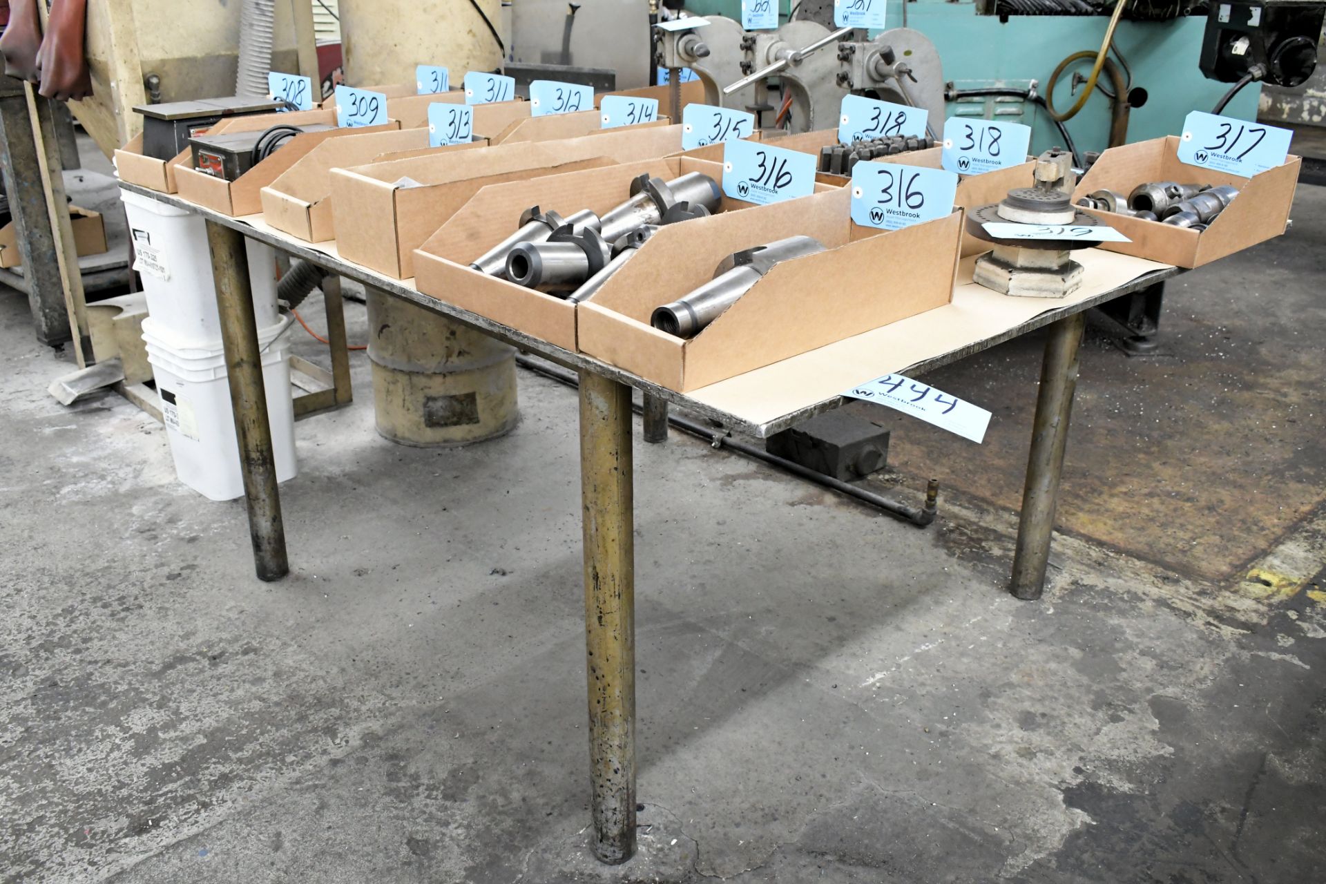 48" x 61" x 1/2" Steel Layout Table, (Contents Not Included), (Not to Be Removed Until Empty)