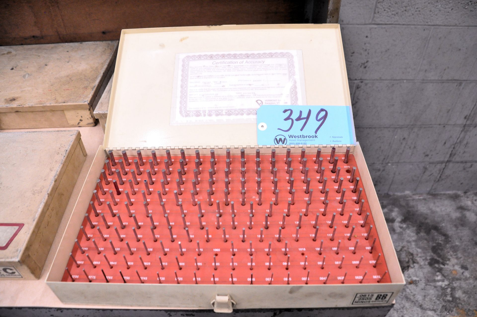 Vermont .0615 - .2505 Pin Gage Set