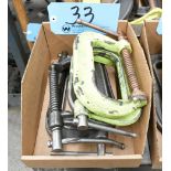 Lot-(6) 4" C-Clamps in (1) Box