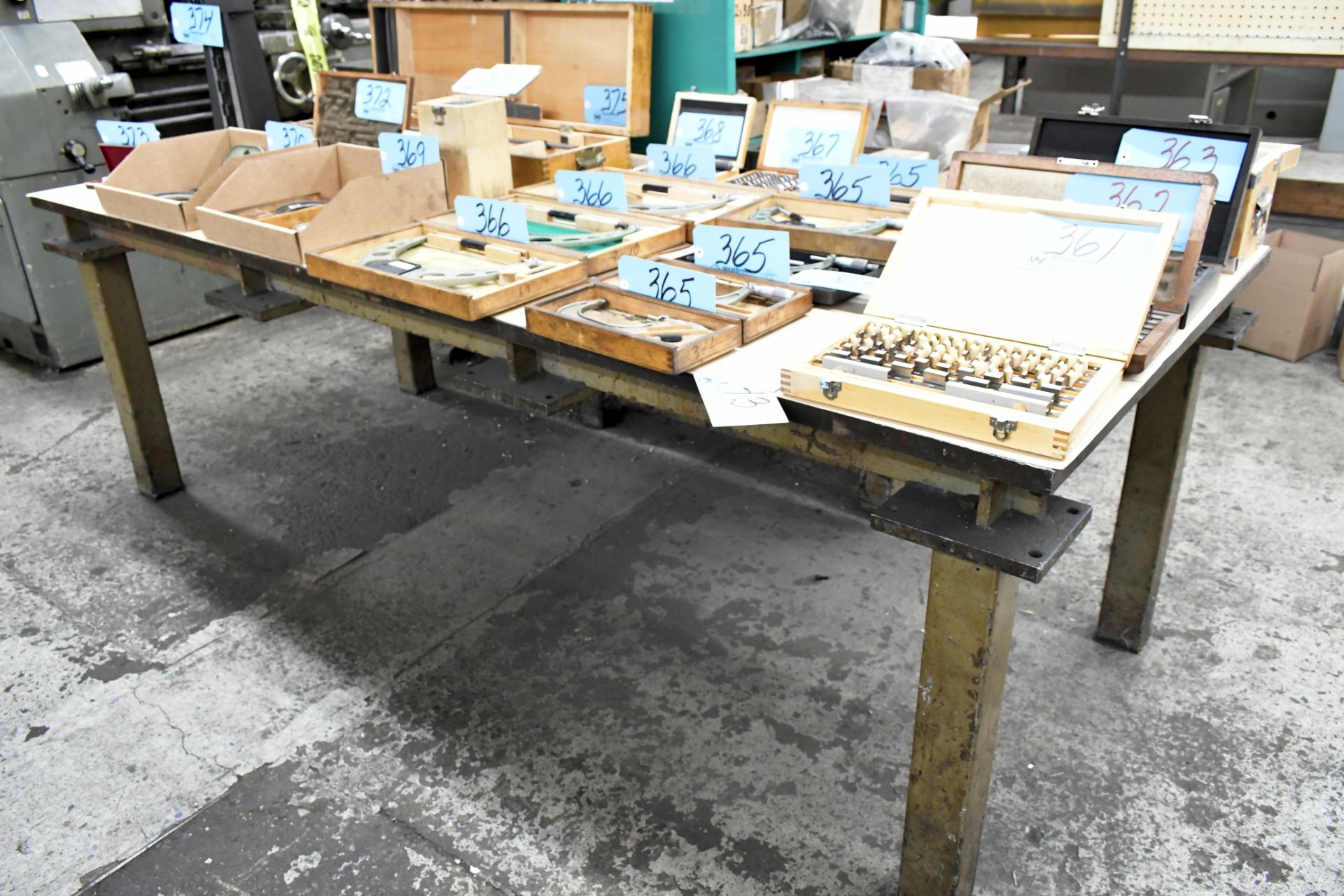 Lot-(1) 36" x 60" x 3/8" Steel Layout Table, and (1) 36" x 86" x 1" Steel Layout Table - Image 2 of 2