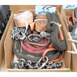 Lot-Cloth Straps, Strap Slings, and Chain in (1) Box