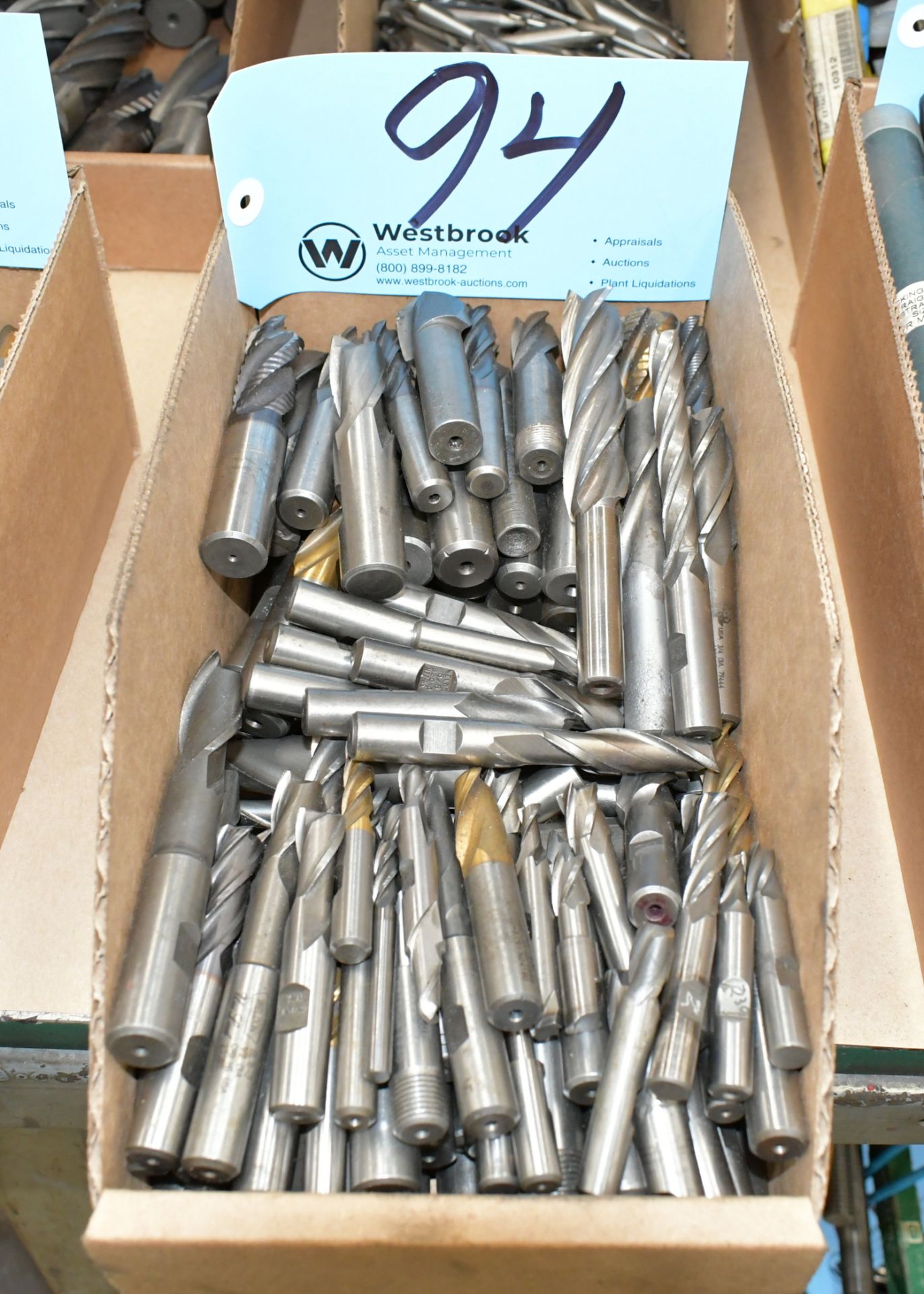 Lot-Single End Mills in (1) Box