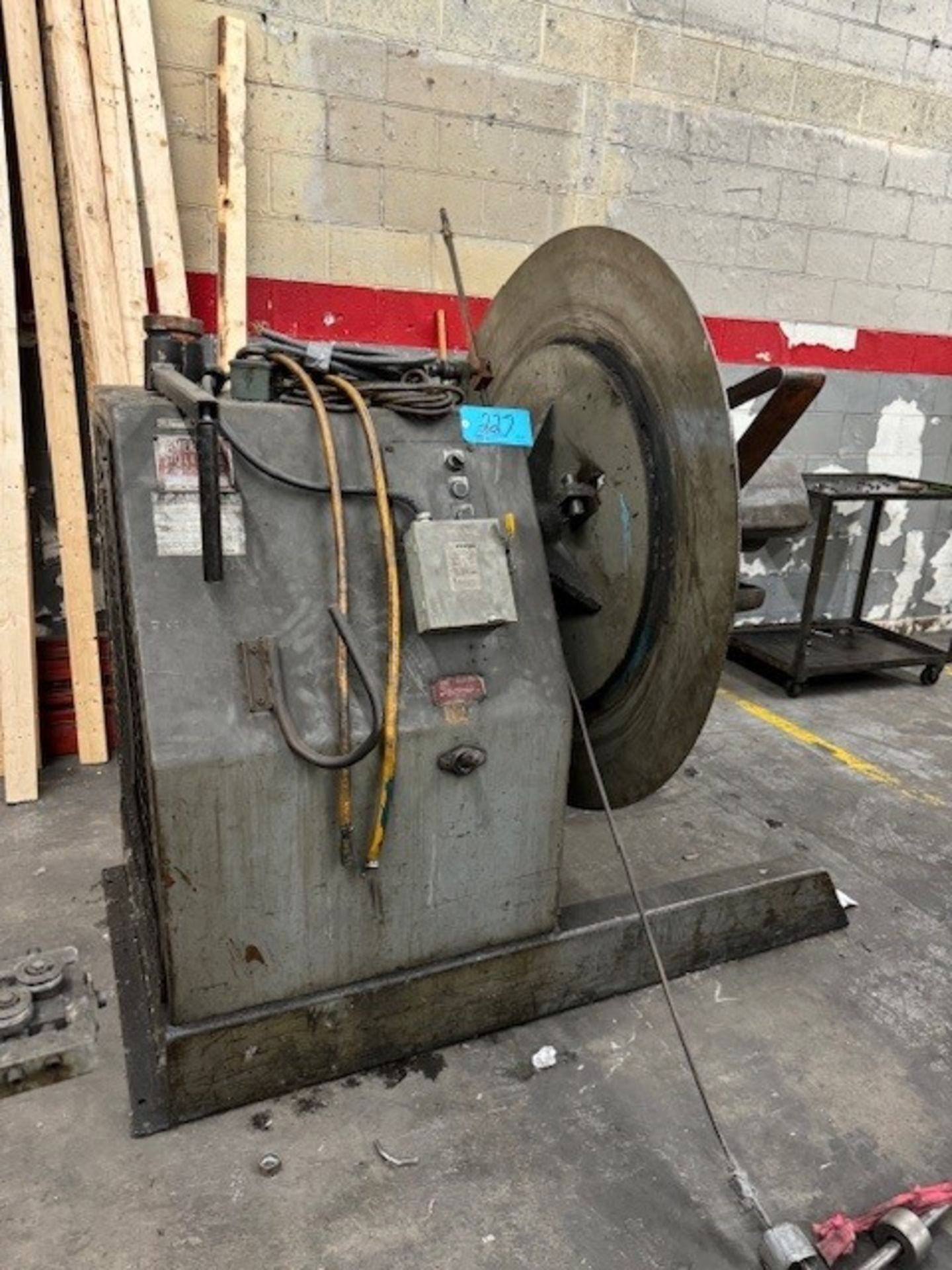 American Steel Line Model 1000, 6,000-Lbs. Capacity Motorized Coil Reel Uncoiler, 24" Max Coil Width - Image 2 of 4