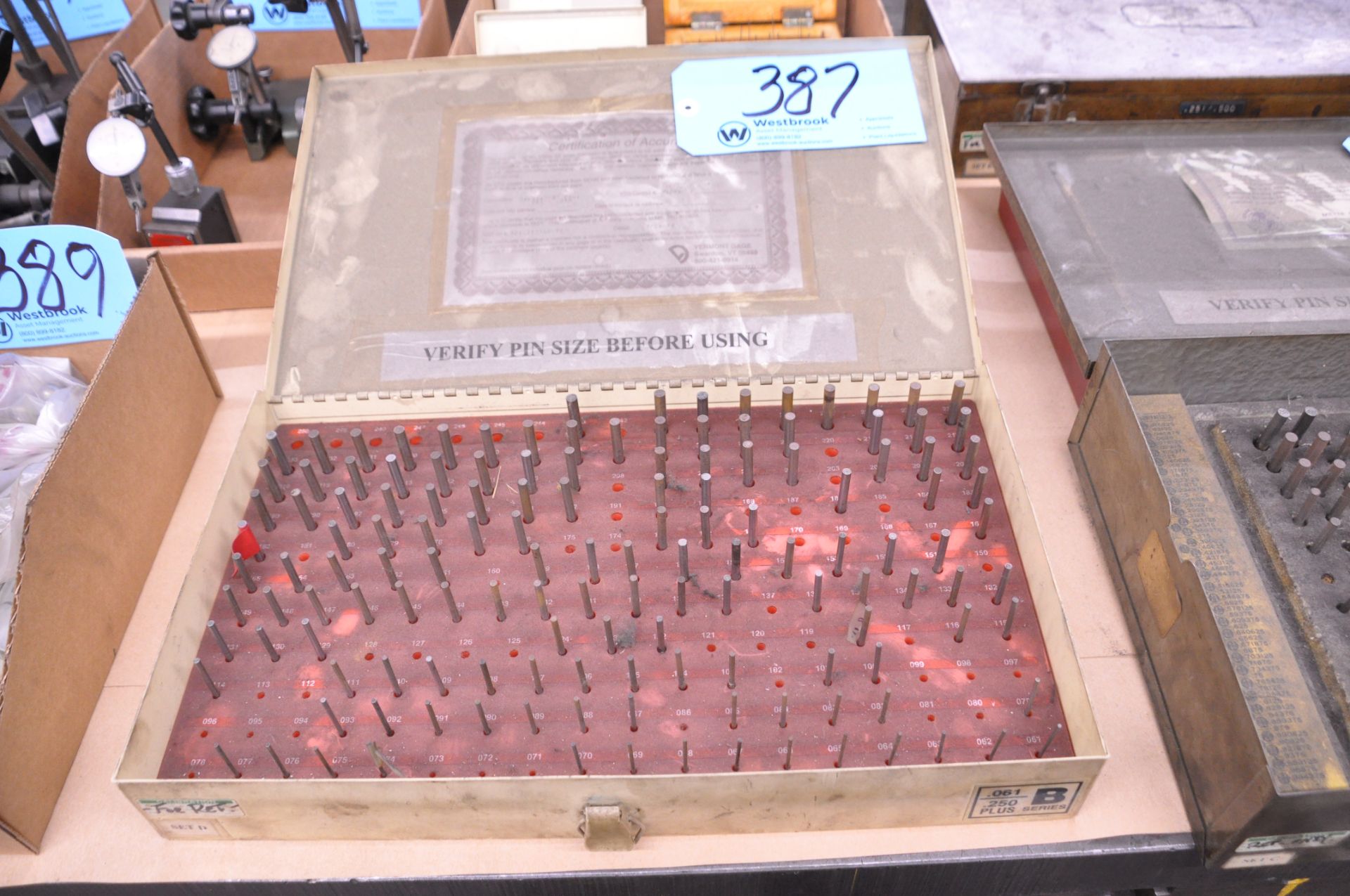 Vermont .061 - .250 Pin Gage Set