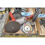 Milwaukee 7-9" Electric Angle Grinder with Grinding Disks in (1) Box