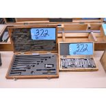 Lot-Mitutoyo Depth Micrometer Set and Various Loose Pin Gages