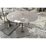 Custom Fabricated 45" Diameter Revolving Feed Table