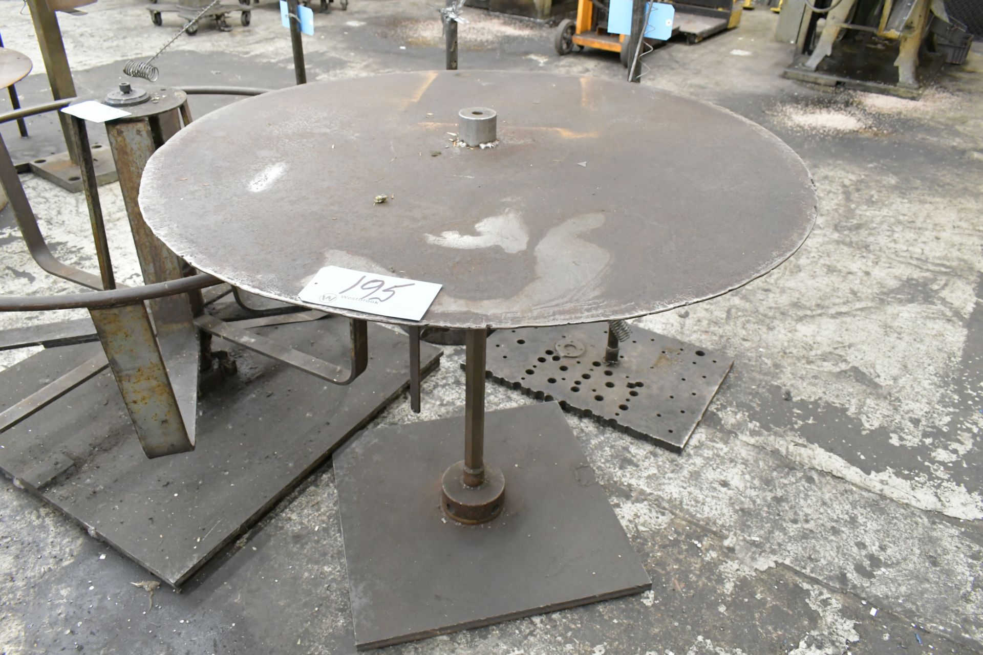 Custom Fabricated 45" Diameter Revolving Feed Table
