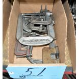 Lot-Various C-Clamps in (1) Box