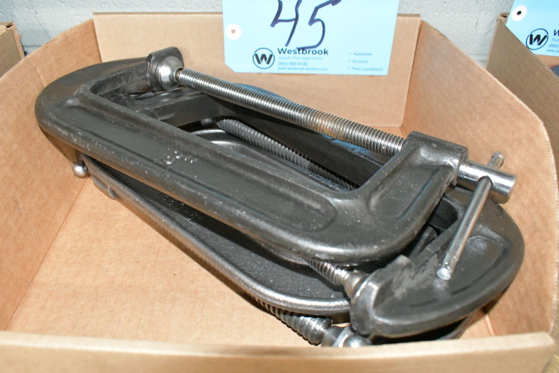 Lot-8" C-Clamps in (1) Box