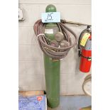 Lot-(1) Oxygen/Acetylene Torch with Hose, Gages and (1) Oxygen Tank