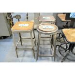 Lot-(3) Standard Shop Stools