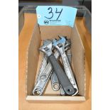 Lot-Adjustable Wrenches in (1) Box