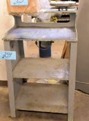 Lot-(2) Steel Work Bench/Stands, (Contents Not Included), (Not to Be Removed Until Empty)