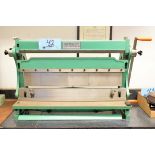 30" Combination Bench Top Manual Shear, Press Brake, & Slip Roll