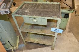 Lot-(1) Steel Work Bench/Stand and (1) 3-Tier Stand