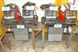 Lot-(2) Steel Burner Tables