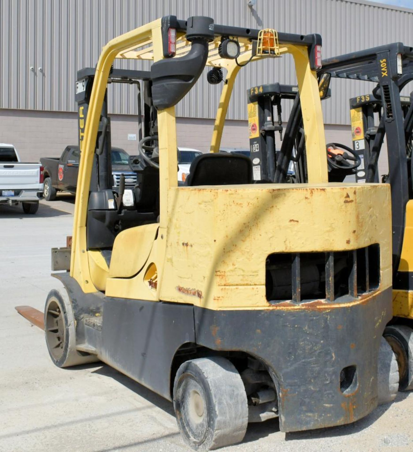 Hyster Model S120FTS, 11,950-Lbs. x 111.2" Lift Capacity Gasoline Engine Fork Lift Truck