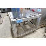 36" x 42" x 32"H Aluminum Extrusion Constructed Work Table