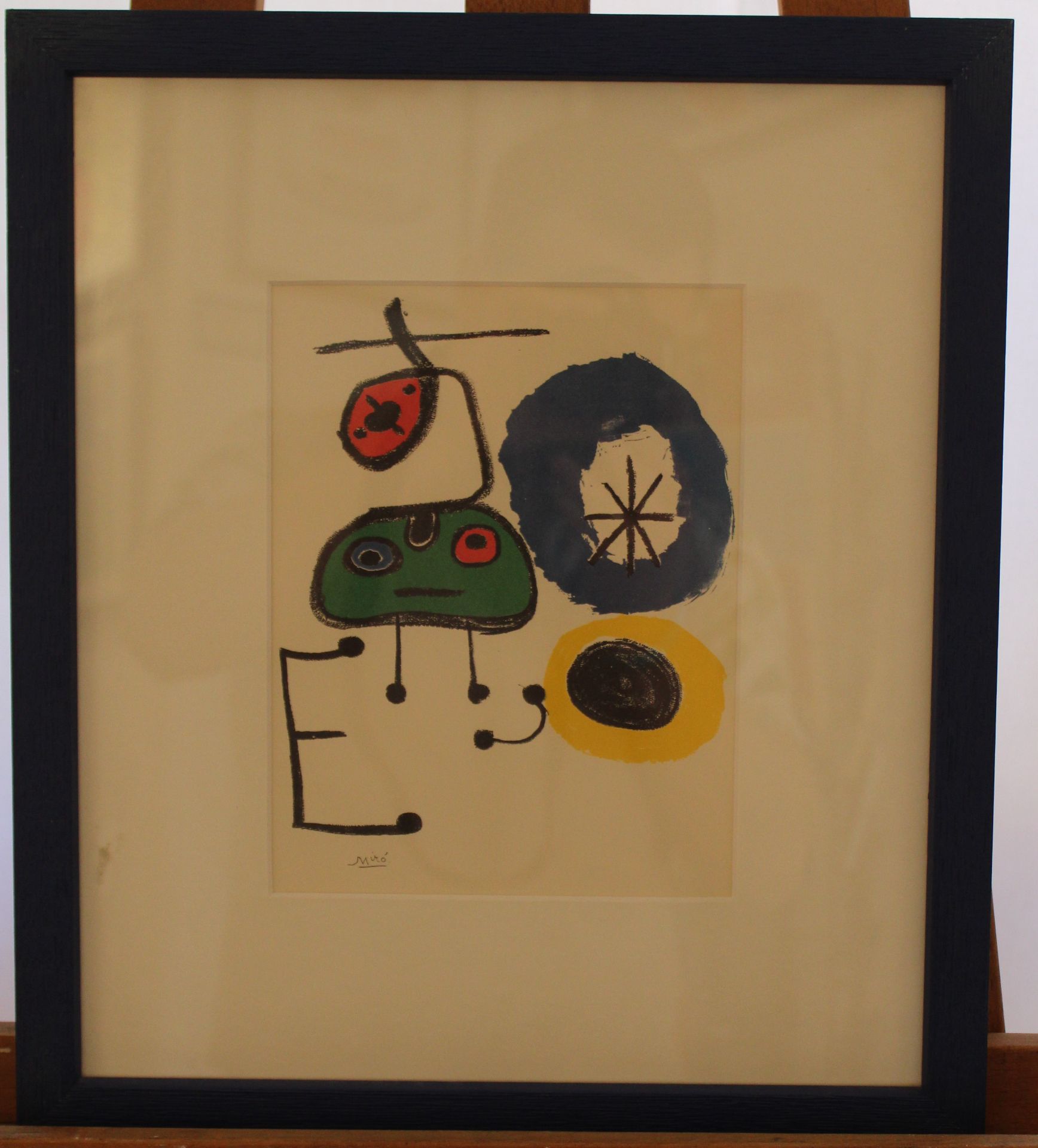 nach, Joan Miró, Lithographie