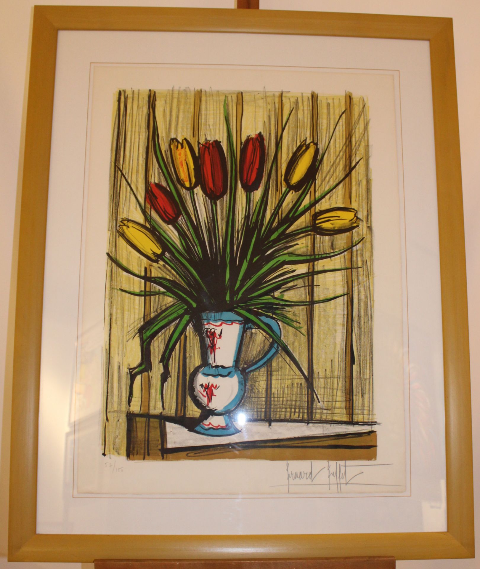 Bernard Buffet "Tulpen"