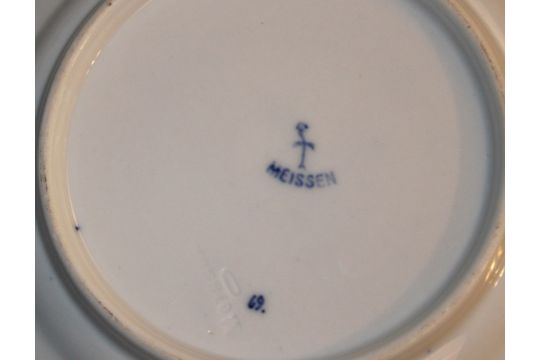 Meissen Porzellan Set, 17-teilig, verschiedene Exponate - Bild 3 aus 3