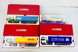 Corgi - Code 3 - 4 x boxed trucks which have all been re liveried or changed from original and have