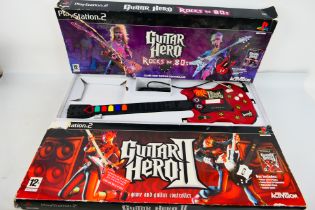 Sony - Two boxed Sony Playstation 2 Guitar Heroes,