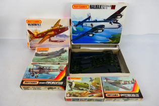 Matchbox - A collection of six Matchbox plastic model aircraft kits in 1:72 scale.