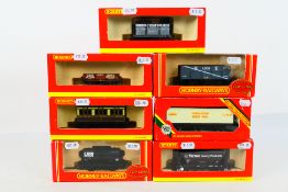 Hornby - Seven boxed OO gauge freight and passenger rolling stock items.