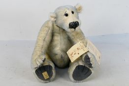 Deans Rag Book Company - A limited edition jointed mohair bear named Bilberry.