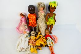 OK - Migliorati - Chiltern - A collection of vintage dolls including a flamenco dancer,