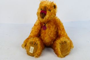 Deans Rag Book Company - A limited edition jointed mohair bear named The Janet Clark Bear.