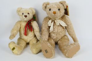 Merrythought - 2 x limited edition mohair bears - Lot includes a #IV201 'Ivory' bear (Limited