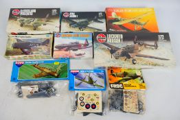Airfix - Others - Nine boxed / bagged 1:72 scale plastic military aircraft model kits.