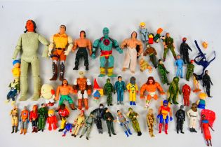 LJN - Lanard - Palioy - Others - A loose collection of action figures in various sizes from several