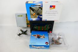 Sky Guardians - Herpa - IXO - Other - Four boxed diecast 1:72 military aircraft models.