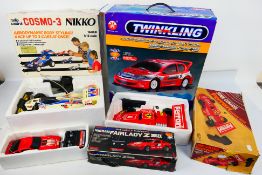 Nikko - Taiyo - Eagleton - 4 x boxed remote control models, Nissan Fairlady Z, Cosmo-3,