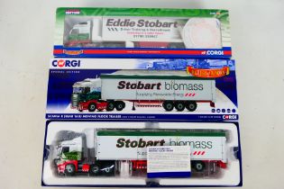 Corgi - 2 x trucks in Eddie Stobart livery,